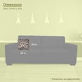 thumbnail image 3 of Majestic Home Goods Indoor Mocha Fusion Extra Large Decorative Throw Pillow 24 in L x 10 in W x 24 in H, 3 of 6