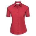 thumbnail image 1 of Russell Collection Womens Classic Polycotton Easy-Care Short-Sleeved Shirt, 1 of 3