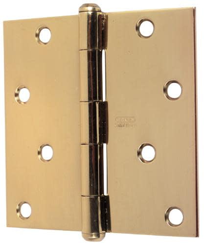 Stanley Solid Brass 4/"x4/" Door Hinges 3 pack NEW