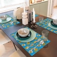 thumbnail image 6 of Placemats Set of 4 / 6, Beer3 Placemats for Dining Table Indoor/Outdoors Heat Resistant Washable Placemats 18" x 12", 6 of 8