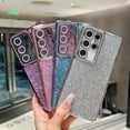 thumbnail image 6 of for Samsung Galaxy S25 Ultra Glitter Case, Shockproof Cute Bling Sparkle Cover Sequin Diamond Shiny Camera Protector Girls Women Soft Electroplated Protective Phone Case for S25 Ultra, Purple, 6 of 8