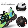 thumbnail image 7 of Green Heart Walking Shoes for Men Woman Lightweight Tennis Fashion Elastic Sports Shoes Cushion Basketball Shoes, 7 of 7