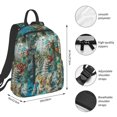 thumbnail image 2 of Yiaed Vintage Print Island Skull Print Lightweight Backpack Travel Backpacks Hiking Daypack for Women Men, 2 of 5