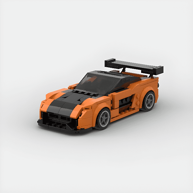 Mazda RX 7 Fast and Furious Speed Champion Racer Car Toy Model Building compatible with LEGO Kit Collectible with Racer Minifigure 276 Pieces