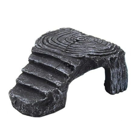 Turtle Basking Platform Large Tortoise Dock Resting Rock Turtle Climbing Ramp Shale Step Ledge Aquarium Terrarium Decor for Tortoise Bearded Dragon（small size）