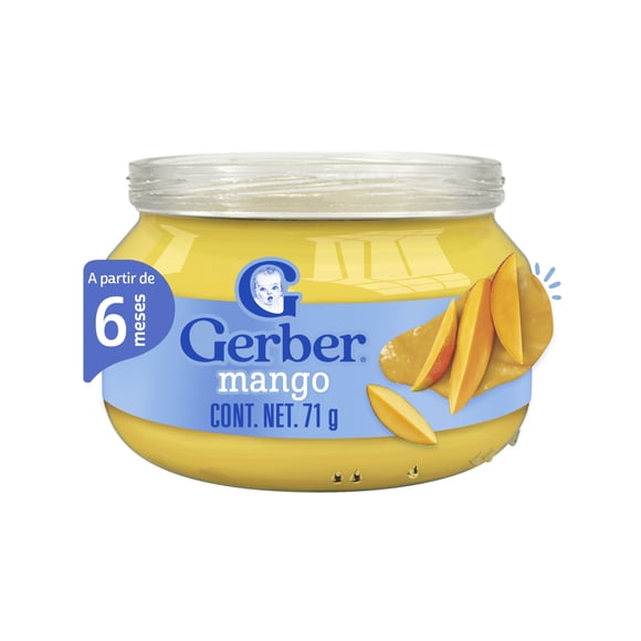 Papilla Gerber Cosecha natural etapa 1 mango 71 g