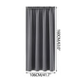 thumbnail image 2 of HengDidi 106x160cm Energy Efficient Blackout Curtains - Thermal Insulating Light Blocking Drapes, Noise Reduction, Easy Installation for Bedroom & Kitchen, Solid Color, 2 of 4