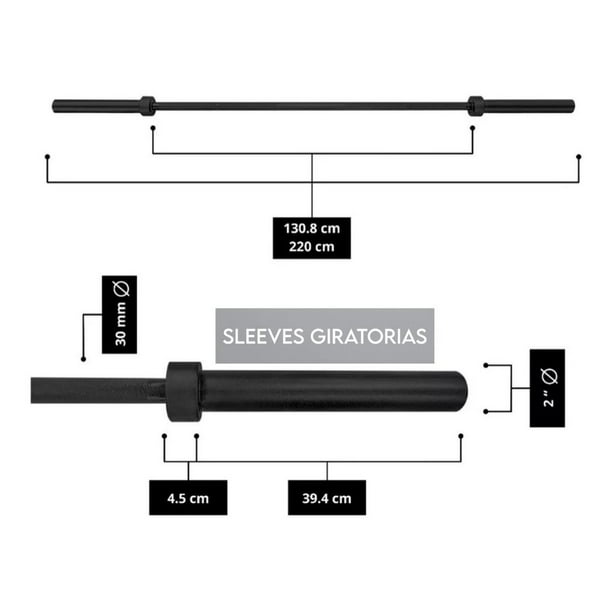 Cuanto Mide Grosor Barra Olimpica Barra Olimpica Gym Profesional
