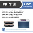 thumbnail image 3 of 210A W2100A Toner Cartridge Black 2-Pack Compatible for 210A W2100A Toner Cartridges for Color Laser Pro 4201, Color Laser Pro MFP 4301 Series Printer, 3 of 6