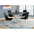 thumbnail image 1 of Monarch Specialties Dining Table, 48" Rectangular, Small, Kitchen, Dining Room, Metal, Laminate, Grey, Chrome, Contemporary, Modern, 1 of 3