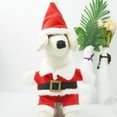 thumbnail image 3 of Disfraz de Santa Claus para perros talla XS, material de poliéster en color rojo, circunferencia del pecho 31cm y largo de espalda 20cm, incluye sombrero, empaque plástico de 15*15*6cm, ideal para, 3 of 4
