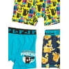 Detective Pikachu Boys Underwear, 3 Pack Boxer Brief (Little Boys & Big Boys)