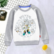 thumbnail image 3 of Sudadera con bloques de color de Sonics, sudadera con cuello redondo y estampado de dibujos animados, regalos de cumpleaños para niños, jerséis de manga larga, 3 of 5