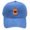 Sky Blue, variant on Halloween Pumpkin Baseball Cap Funny Embroidered Trucker Flatbill Hat Gift, AA-Orange