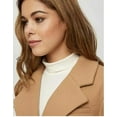 thumbnail image 3 of Anastasia Fashions - Womens Winter Double Breasted Belted Jacket Camel Size 4, 3 of 5