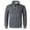 Dark Gray, variant on UVEASISHA Mens Quarter Zip Sweaters Long Sleeve Stand Collar Knit Pullover Tops Solid Casual Polos Sweater Lightweight Jumper Top Big Sales Today Blue L
