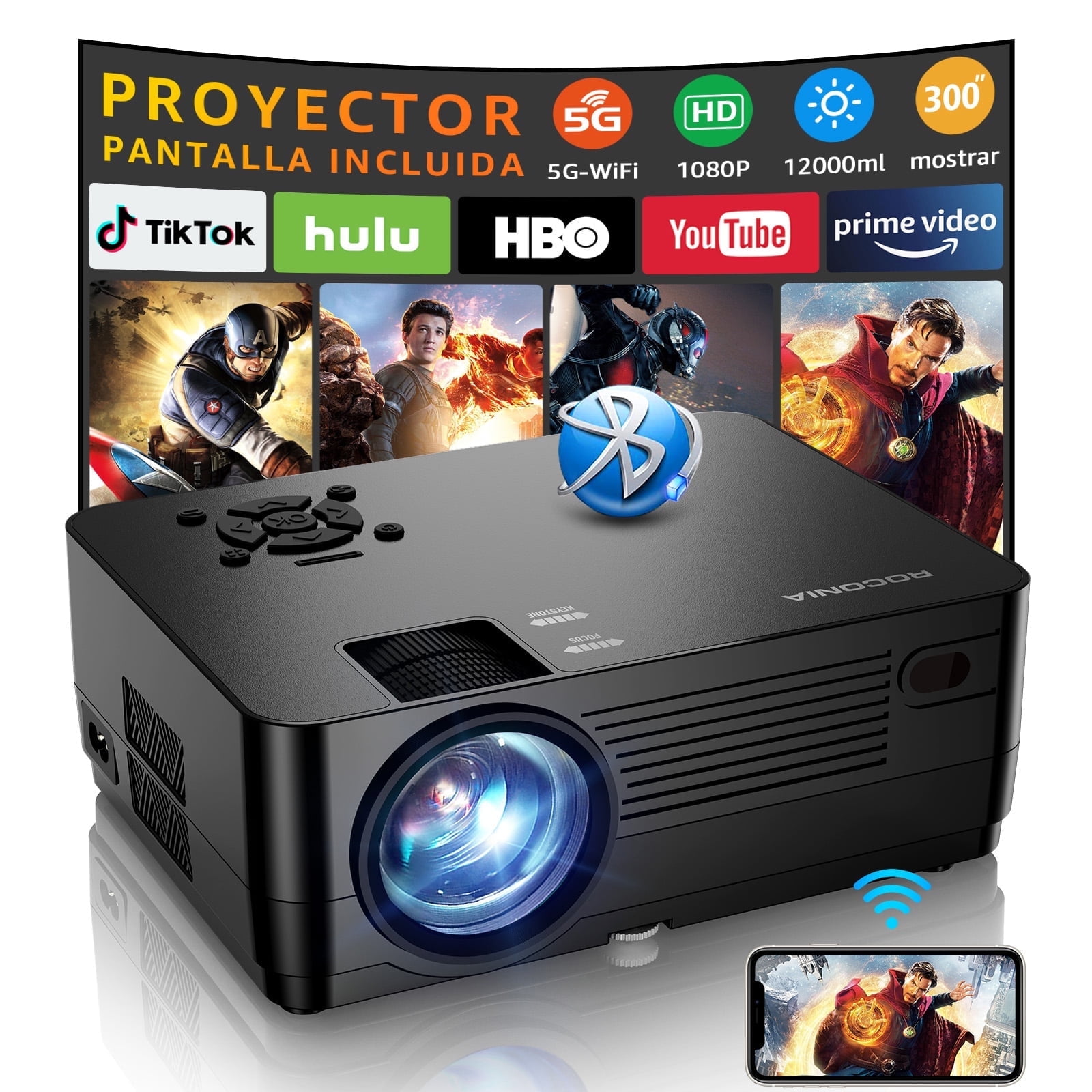 VANKYO V600 High Def LED Projector, 1080P Native, 300 VANKYO V600 High Def LED Projector, 1080P Native, 300