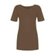 thumbnail image 5 of Camisa informal de manga corta para mujer - Top holgado con mezcla de rayón - Tallas S-XXXXXXL - Lavable a máquina, 5 of 5