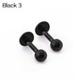 thumbnail image 6 of UDIYO 1 Pair 3 4 5 mm Unisex Cool Titanium Steel Tragus Stud Cartilage Ball Earrings, 6 of 7