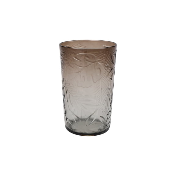 Hometrends Verre Highball en Acrylique Vaporisé Motif Feuille Gaufrée 655mL