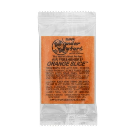 wafers air freshener Wonder Air Walmart.com ORANGE Truck   Wafer Wafers  50 Scent Freshener  3080 Pack Car SLICE