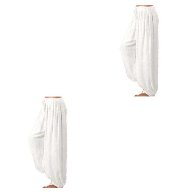 Qarigey Pantalones de pierna ancha Pantalones de chándal de talla grande para correr Yoga Danza Ropa de playa para niñas Pantalones largos de Type3 NO3