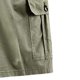 thumbnail image 3 of pstuiky Pantalones cortos de gimnasio para hombre, Pantalones cortos deportivos de moda para hombre, multibolsillos, informales, de verano, con cintura elástica, 3 of 5