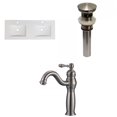 thumbnail image 1 of American Imaginations 59-in. W 1 Hole Ceramic Top Set In White Color - Overflow Drain Incl. AI-31699, 1 of 9