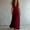Wine, variant on Halter Neck V-Neck Sleeveless Maxi Dress Solid Color Flowy Dress Casual Summer Party Evening Gown for Women White XL(XL)