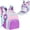 Pink & Purple, variant on Feeding Pump Backpack Compatible with Kangaroo Joey/EnteraLite Infinity, Enteral Feeding Tube Bag Backpack for 500ml Bag, G Tube, J Tube or GJ Tube, Pink&Purple, Bag Only