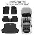 AUTOSAVER88 2025 Honda Civic Floor Mats & Cargo Liner Hatchback), 20222024 Honda Civic Floor