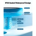 thumbnail image 5 of KFFKFF Solar Pool Ionizer, Circular Copper Ionizer for Pools Up to 35,000 Gallons, Floating Water Cleaner and Purifier, Chlorine-Free Solution, Includes Copper Anode, Spring, Brush, 5 of 9