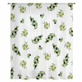 thumbnail image 2 of Green Olive Branches Sheer Curtains 63 Inches Long, Spring Pastoral Leaves Botanical Light Filering Curtains, Breathable Simi Curtain Privacy Drapes for Living Room Bedroom Window Treatment, 2 of 9