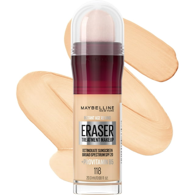 Borrador Foundation Maybelline Instant Age Rewind, 118 ml, SPF 20