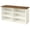 White and Tan, variant on LEDREM 6-Compartment Shoe Bench with Adjustable Shelves, Storage Bench for Entryway, Living Room and Dorm, 39.4" W, Cloud White