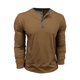 thumbnail image 3 of Ceisia Men Slim Fit Fashion Solid Color Long Sleeve Stand Collar Gift Zipper Casual Daily Party Wear Shirt Top, 3 of 7