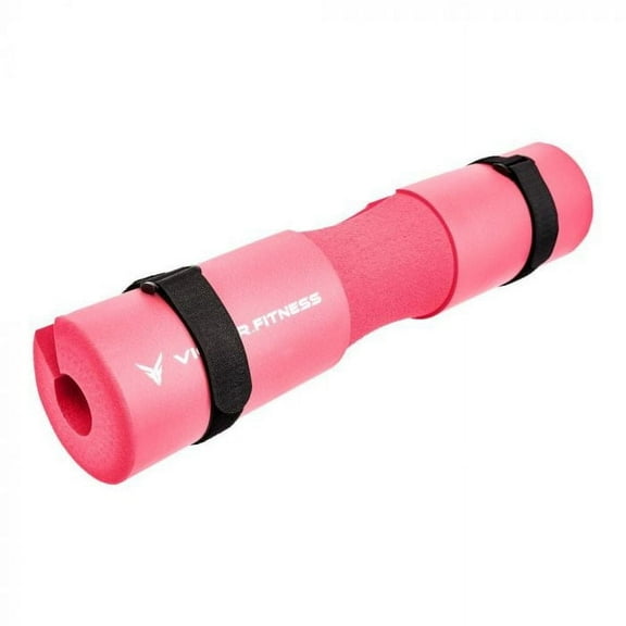 Victor.Fitness PYNpadpk Barbell Squat Pad (Pink)Protective Neck and Shoulder Pad for Squats, Lunges and Hip Thrusts - Fit Standard and Olympic Bars (Straps Included)