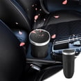 thumbnail image 1 of Contenedor de basura montado en el automóvil con tapa Contenedor de almacenamiento portátil Contenedor de almacenamiento para automóvil Contenedor de basura con tableta de aromaterapia Accesorios, 1 of 9