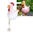 thumbnail image 6 of Rooster decoration chicken statue mini chicken model fairy garden moss landscape DIY resin handmade chicken decoration living room office garden decoration, 6 of 9