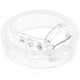 thumbnail image 1 of Elegante cadena de cintura transparente Cinturón de cintura de plástico Cintura decorativa Cinturón de vestido simple para mujer Señora (Patrón de hebilla redonda), 1 of 5