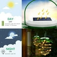thumbnail image 3 of Pack of 6, Solar Power LED Hanging Lantern Light Waterproof Outdoor Garden Yard Lamp Auto Sensor, 3 of 7
