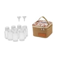 thumbnail image 4 of Kit de especias para acampar con bolsas de viaje de 100 ml de botellas de líquido fáciles de usar para usar dispensadores de condición para mochileros Caqui, 4 of 8