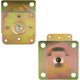 thumbnail image 3 of 2pcs 100-150mm Galvanised Adjustable Elevated Post Base Support, Heavy Duty Roof Support Compatible Building - Gold, 3 of 5