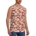 thumbnail image 2 of Balery Maneki-Neko Cats Camisetas sin mangas para hombre, absorbe la humedad y protege contra el mal olor.-X-Large, 2 of 7