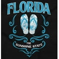 thumbnail image 2 of Florida Cute Flipflops Beach Vacation Women's Graphic T Shirt Tees Brisco Brands S, 2 of 5