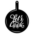 thumbnail image 3 of Lets Cook - Beautiful Solid Steel Home Decor Decorative Accent Metal Art Wall Sign, 3 of 3