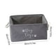 thumbnail image 3 of Cesta de tela plegable para almacenamiento, organizador de tela gris y rosa con asas | Material suave y duradero | Cesto multiusos para ropa, juguetes y ropa | Contenedor de almacenamiento para, 3 of 6