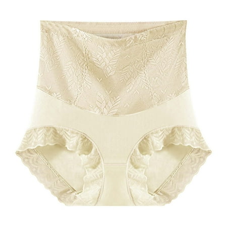 Bra 34b Running Sports Bras Women s Seamless High Waist Lace Panties Silk Blend Crotch Breathable Sexy Shaping Briefs Lightweight Satin Lift Underwear