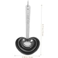 thumbnail image 4 of 20 Pcs Love Measuring Spoon Coffee 410 Stainless Steel Measuring Cup Silver, 4 of 5