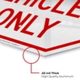 thumbnail image 6 of Stop Authorized Vehicles Only Sign,, 6 of 8